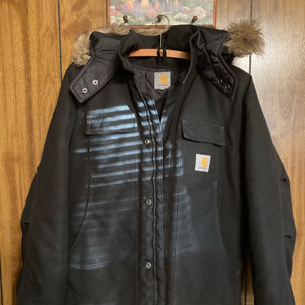Vintage Carthartt Arctic Coat Black